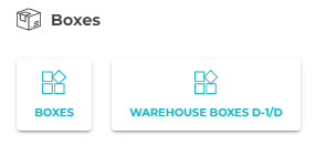 boxes widget 